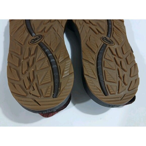 Chaco Cloud Z Sport Sandals Size 10 Burgundy Water Active Hike Buckle - Picture 10 of 11